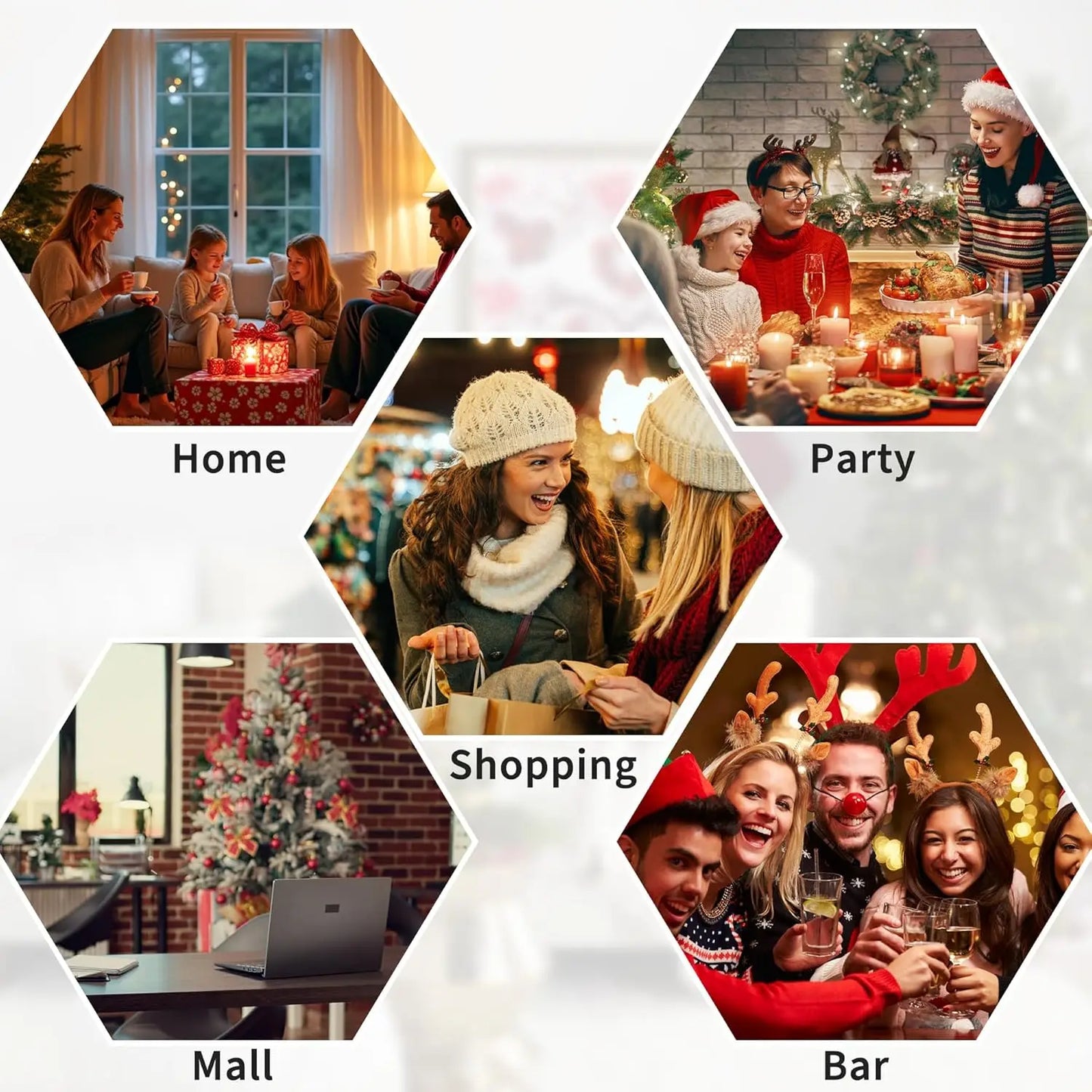 6FT Pre-Lit Pencil Artificial Christmas Tree with LED Lights