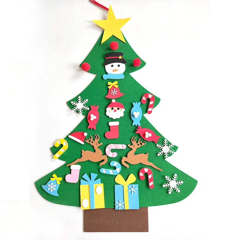 DIY Felt Christmas Tree For Kids