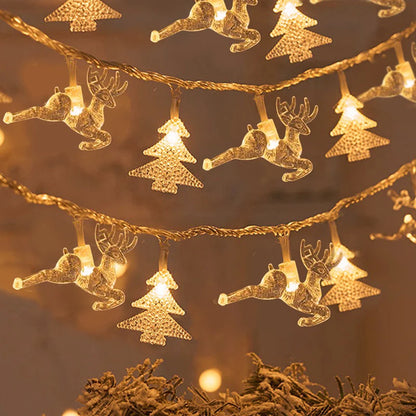 Christmas LED Lights Decor (Stars, Deers, Snowflakes & Trees)