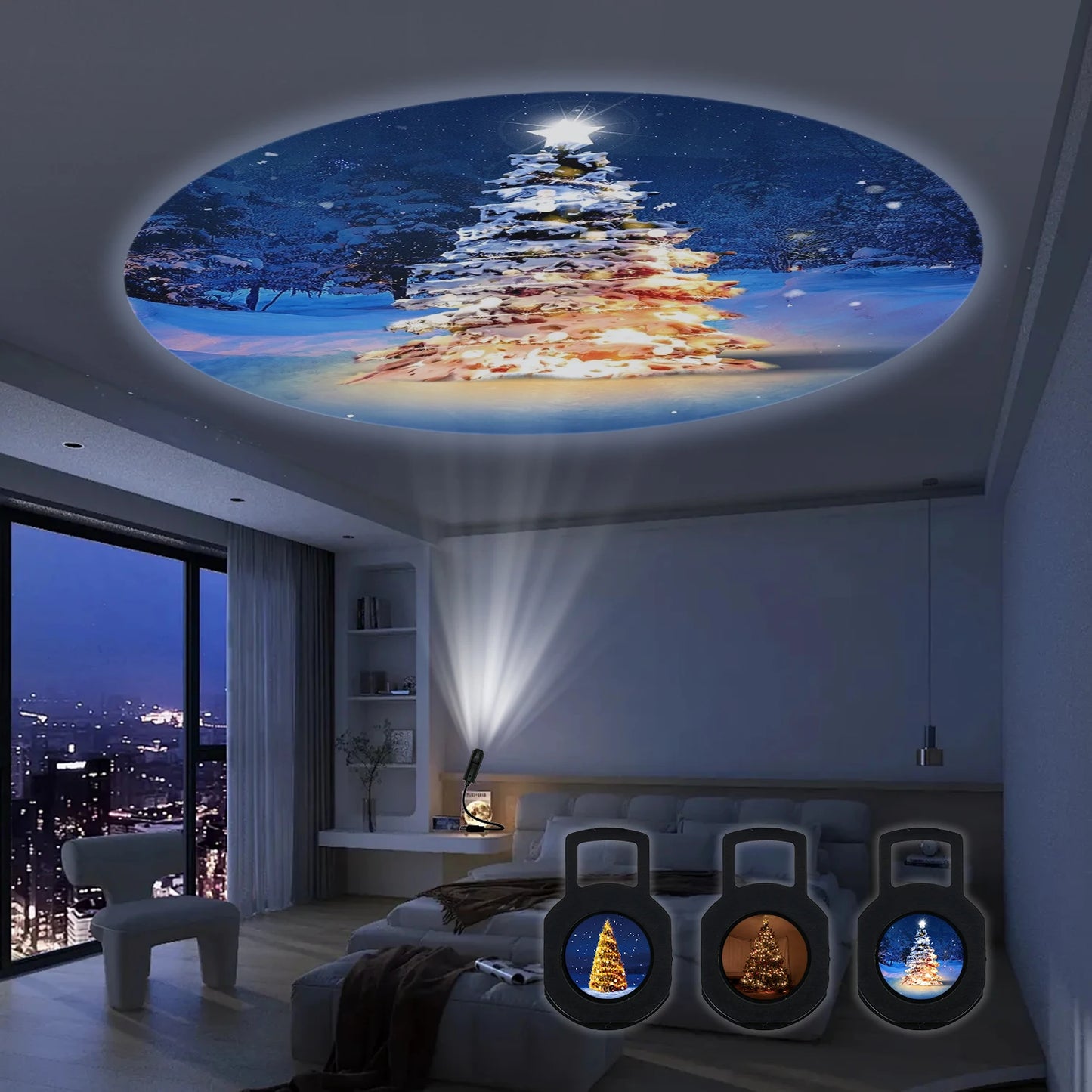 Enchanting Christmas Tree Laser Projector