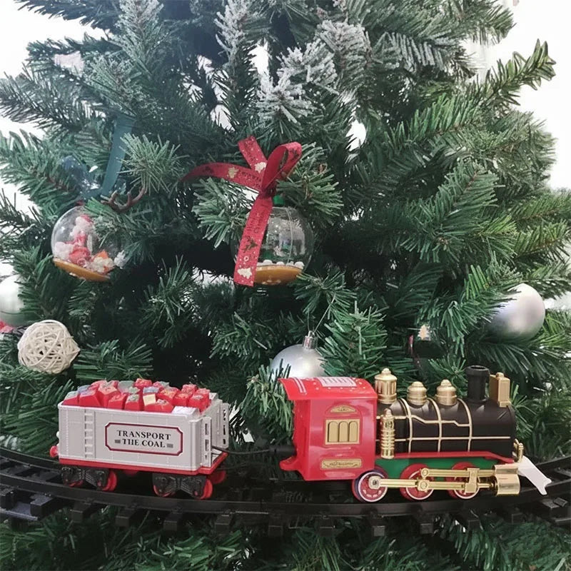 Magical Electric Christmas Train Set