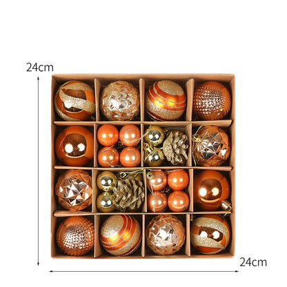 36-Pc Assorted Christmas Ball Ornaments