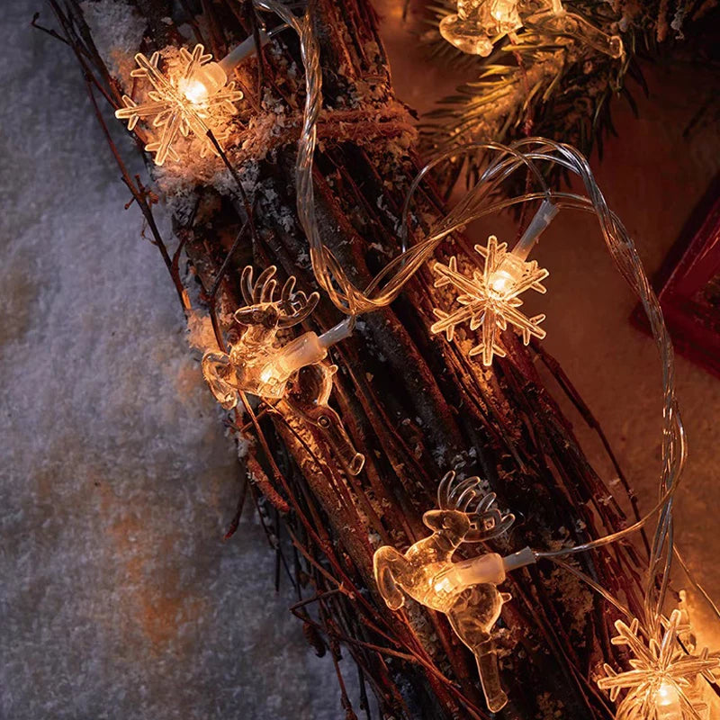 Christmas LED Lights Decor (Stars, Deers, Snowflakes & Trees)