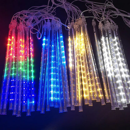 LED Meteor Shower Rain Lights - Falling Raindrop Decor