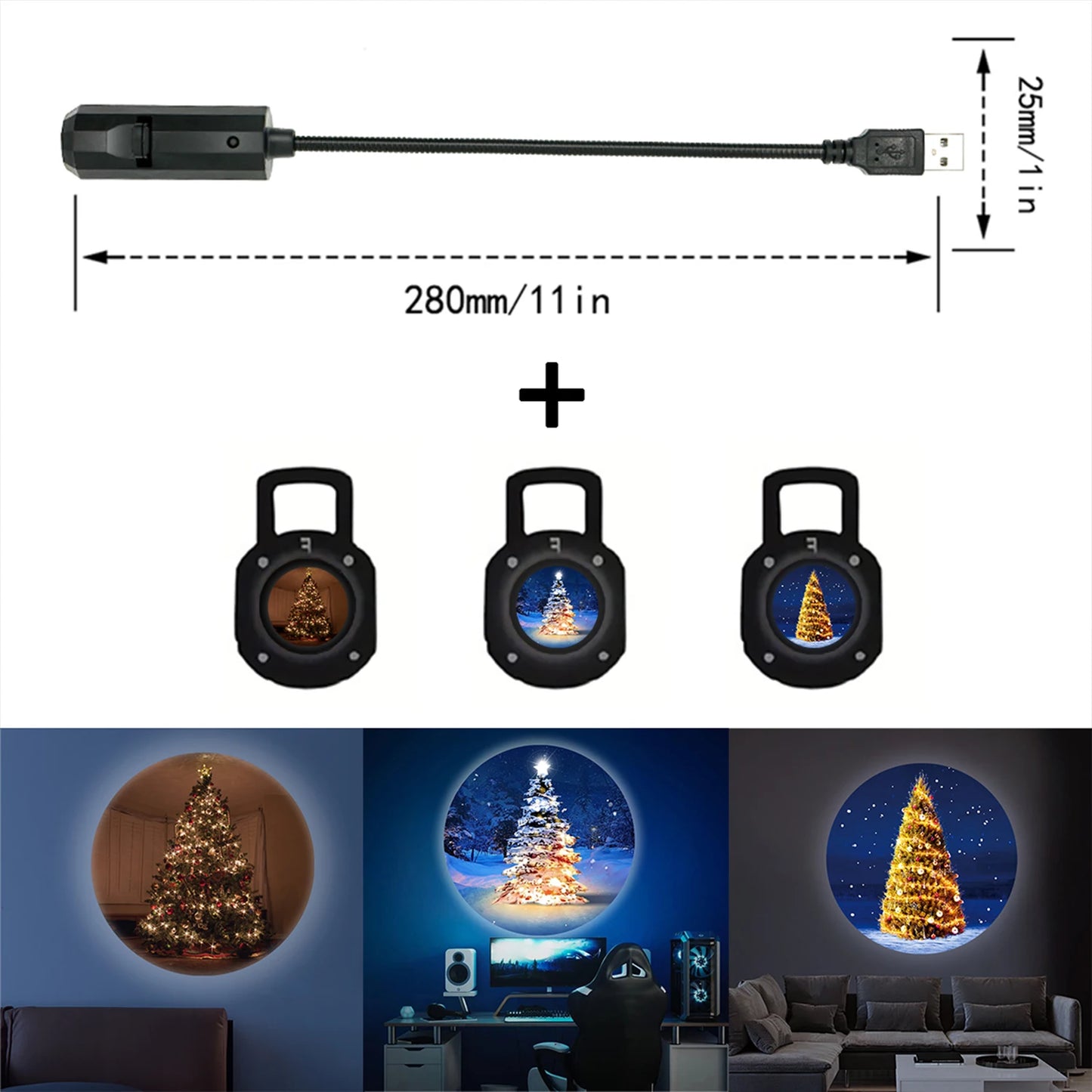 Enchanting Christmas Tree Laser Projector