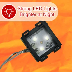 12FT Giant Gingerbread Man Inflatable - LED-Lit Outdoor Blow-Up