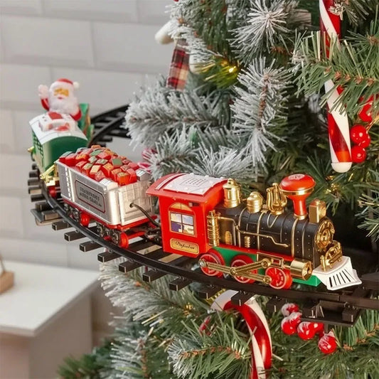 Magical Electric Christmas Train Set