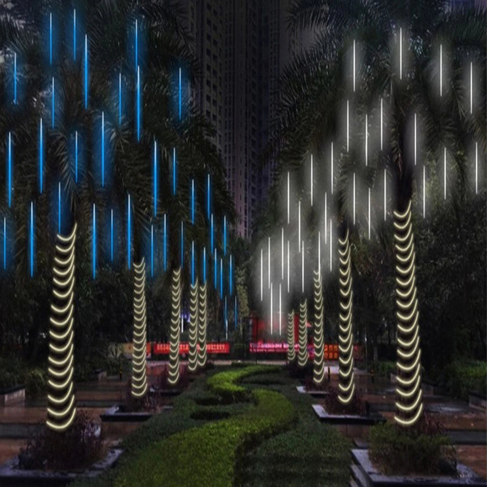 LED Meteor Shower Rain Lights - Falling Raindrop Decor