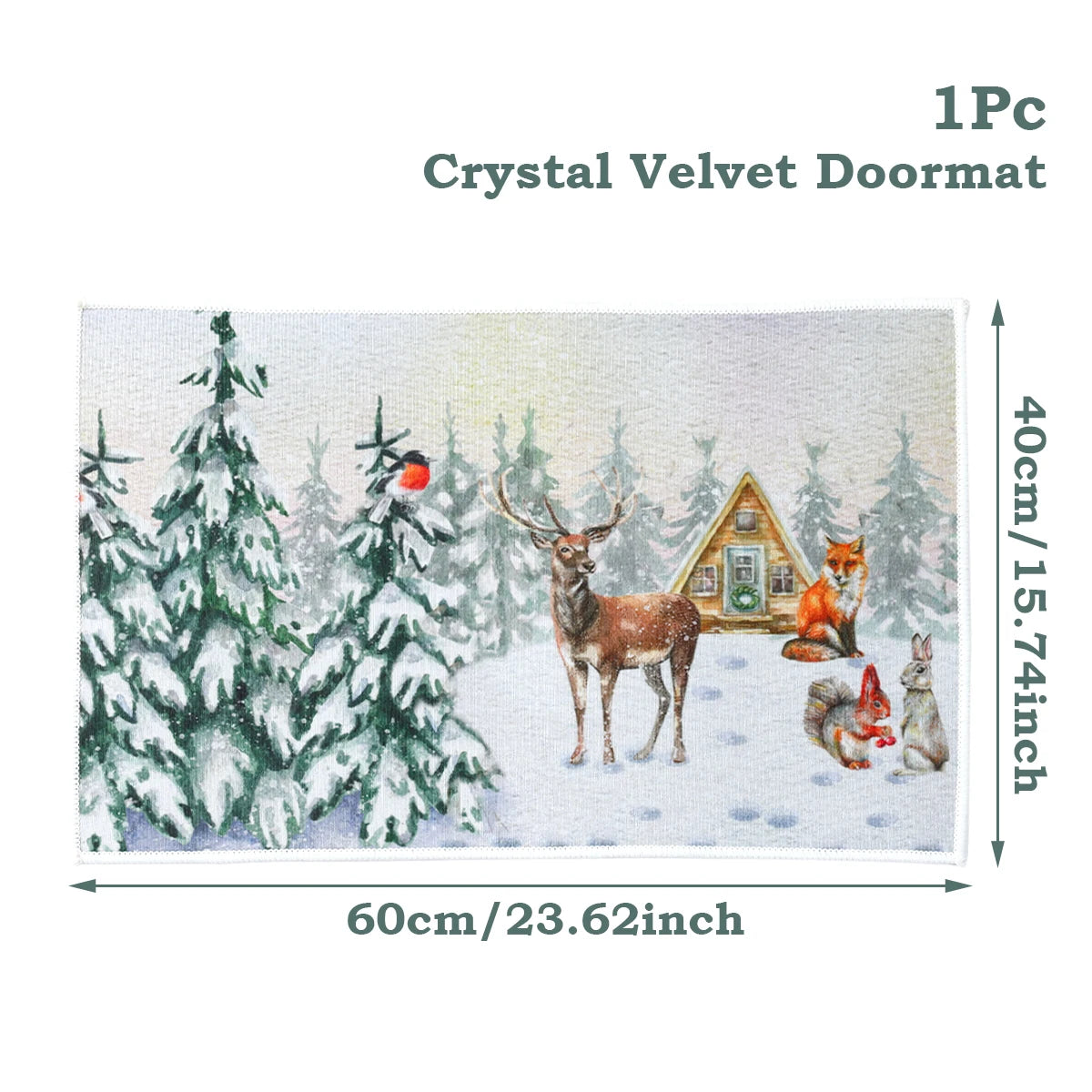 Christmas Door Mat Indoor / Outdoor