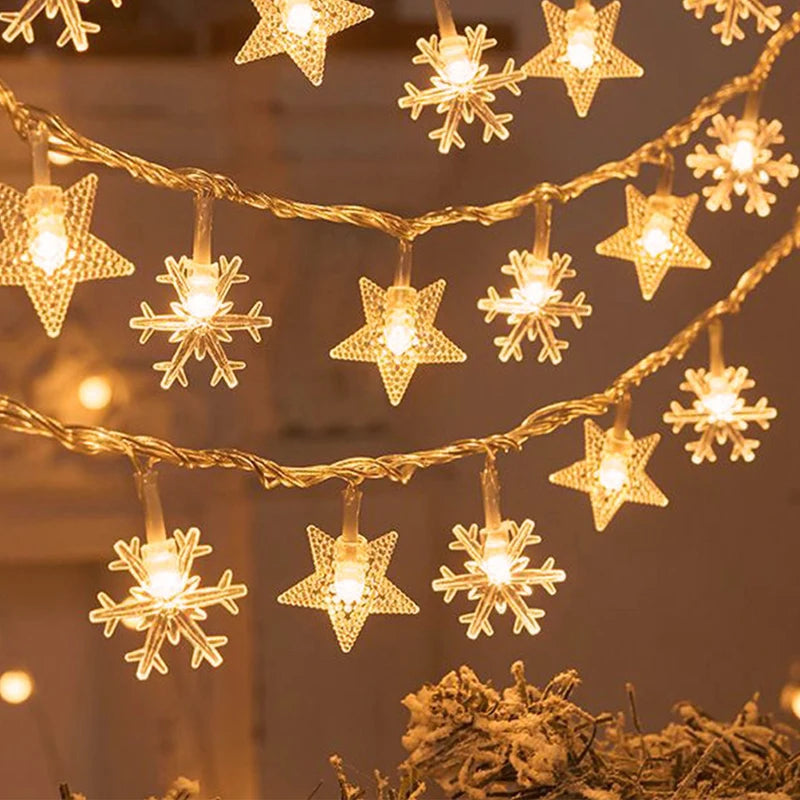 Christmas LED Lights Decor (Stars, Deers, Snowflakes & Trees)