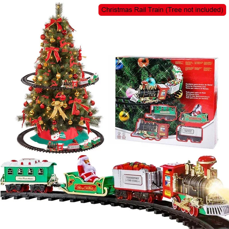 Magical Electric Christmas Train Set