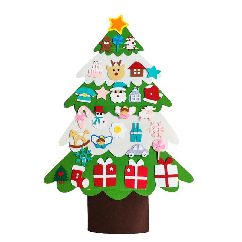 DIY Felt Christmas Tree For Kids