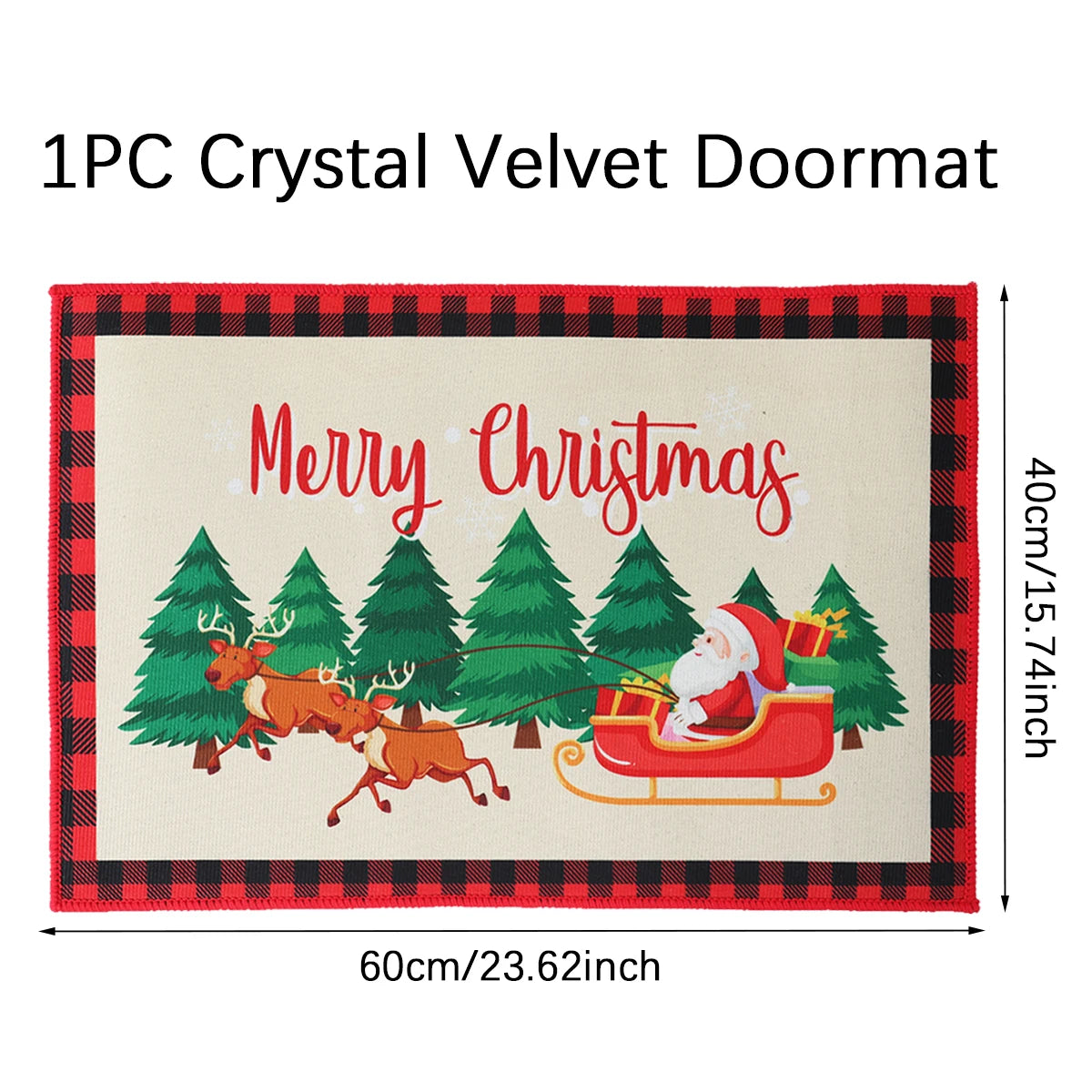Christmas Door Mat Indoor / Outdoor