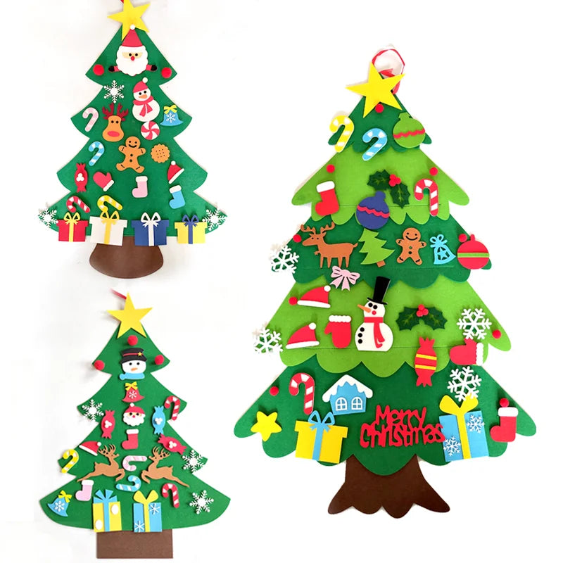 DIY Felt Christmas Tree For Kids