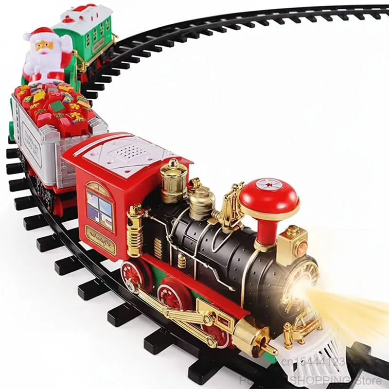 Magical Electric Christmas Train Set