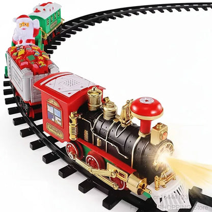 Magical Electric Christmas Train Set